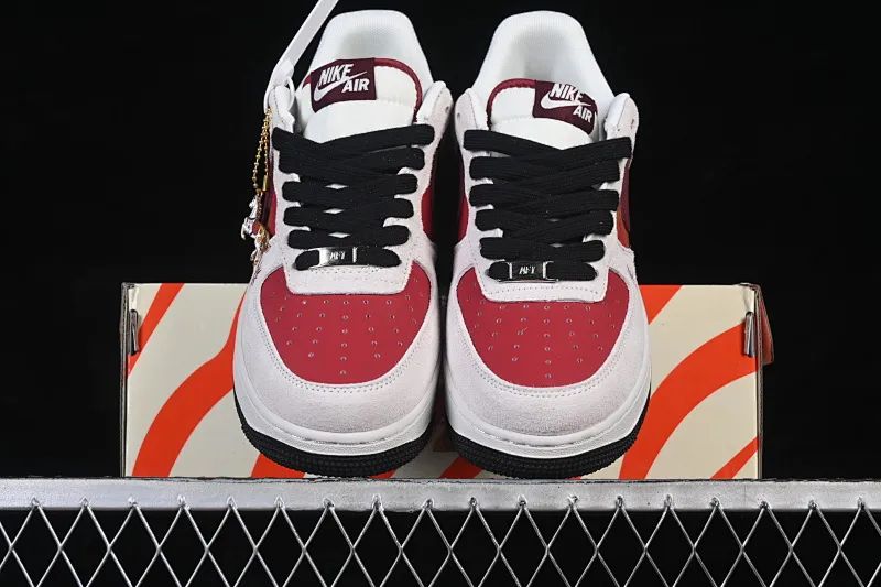 All categories Nk Air Force 1 Air Force series Nk Air Force 1 Low Air Force low-top Nike Air Force 1'07 Low red and white contrast Air Force 1 low-top casual sneakers JP2026-138